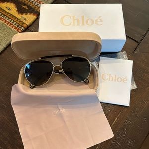 Chloe Aviator Womens sunglasses